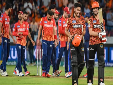 SRH Vs PBKS Live Score IPL 2024 Sunrisers Hyderabad Vs Punjab Kings