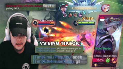 GUSION KU DI REMEHKAN TIM DI REMEHKAN MUSUH GUSION VS LING TIKTOK