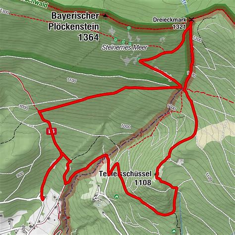 Nov Pec Dreieckmark Teufelssch Ssel Schwarzenberg Am B Hmerwald