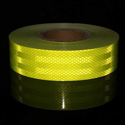 Buy Reflective Tape 2 Inch Wide 30 Ft Long Dot C2 High Intensity Fluorescent Yellow 2 Inch