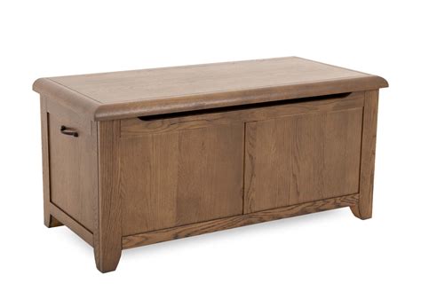 Dark Oak Blanket Box Cashel Ez Living Furniture