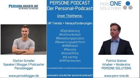 Hr Trends Herausforderungen Stefan Scheller Persoblogger