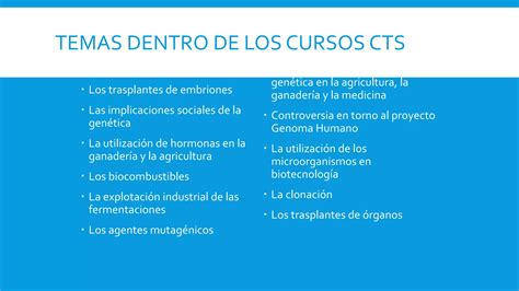 El Curriculo De Biologia En El Bachillerato Ppt