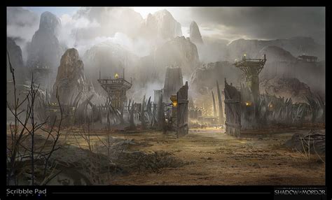 Middle Earth Shadow Of Mordor Concept Art By James Paick Concept Art