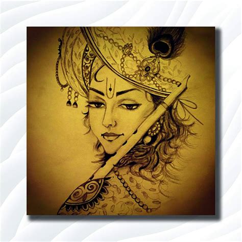 Discover Shri Krishna Sketch Painting Super Hot Seven Edu Vn