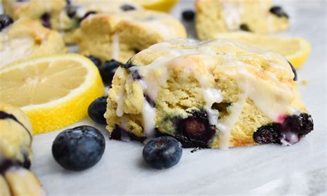 Low Fodmap Glazed Lemon Blueberry Scone Recipe Gluten Free Dr Rachel Pauls