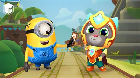 Talking Tom Hero Dash Vs Minion Rush Gameplay Walkthrough My