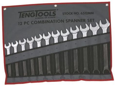 Teng Tools Pc Metric Combination Spanner Set