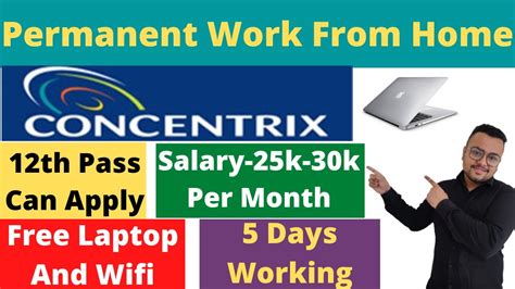 Concentrix Hirings Work From Home Package 25k 30k Month Freshers Eligible Jobs Job