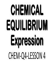 Understanding Chemical Equilibrium Reactions Rates And Course Hero