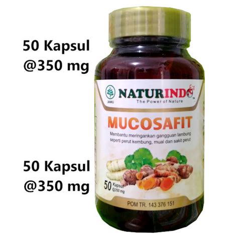 Jual Mucosafit Spesial Lambung Naturindo Mucosafit Kapsul Kota