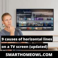 Causes Of Horizontal Lines On A Tv Screen Updated Smarthomeowl