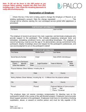 Fillable Online Employee Enrollment Packet New Mexico Medicaid Portal