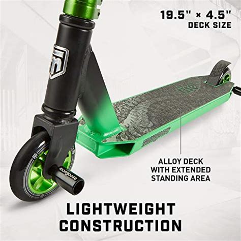 Mongoose Rise 100 Pro Youth And Adult Freestyle Stunt Scooter High