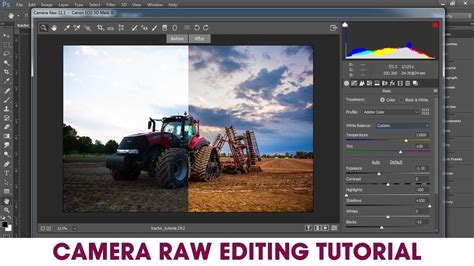 Camera Raw Editing Photoshop Tutorial Youtube