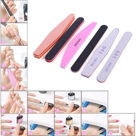 2016 New 11pcs Set Nail File Set Nail Buffers Durable Grit Block