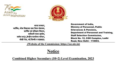 SSC CHSL 2023 Notification Released For 1600 Vacancies Apply Before