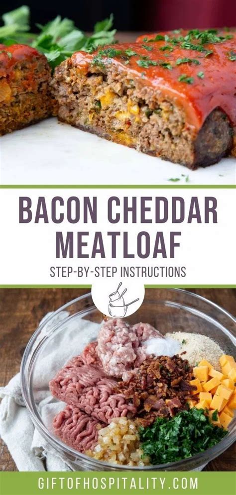 Bacon Cheddar Meatloaf Good Meatloaf Recipe Meatloaf Side Dishes