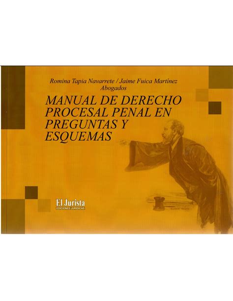 Manual De Derecho Procesal Penal En Preguntas Y Esquemas