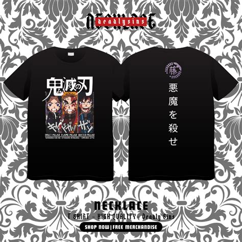 Jual Krone Kaos Anime Kimetsu No Yaiba Shinobu Katun Premium 24s Tshirt Muichiro Tokito Demon