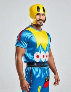 Pacman Outfit Costume Face Swap Insert Your Face ID 1017680