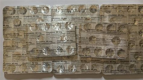 Oxycodone Oxydolor 80mg Pharmacy Drug Store