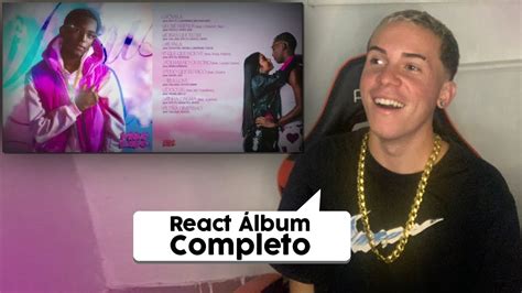 React Lbum Completo Do Caio Luccas V Rus Love Completo Youtube