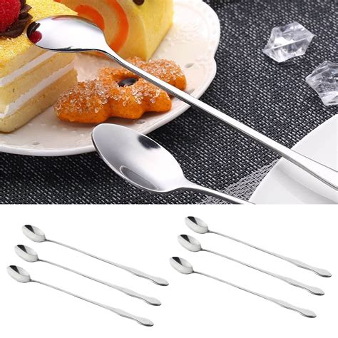 Wefuesd Inch Long Handle Iced Tea Spoon Coffee Spoon Ice Cream