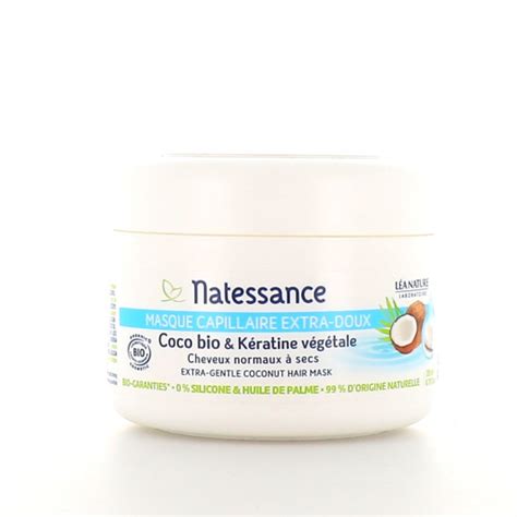 Masque Hydratant Nourrissant Coco K Ratine Natessance Cheveux Secs