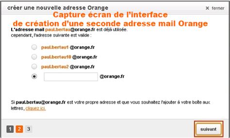 Créer une seconde adresse mail Orange