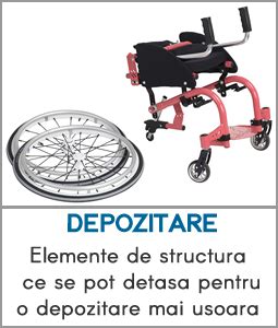 Scaun Pediatric Pentru Invalizi Rotile Manuale Model NEMO