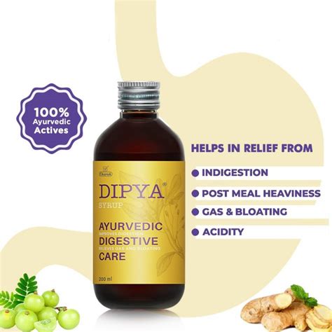 Dipya Syrup Ayurvedic Digestive Care Charak