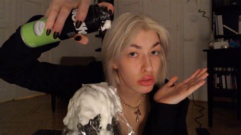 ASMR Random Rambling Mouth Sounds Tapping Water Spray Shaving Cream