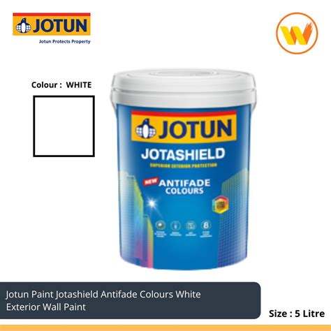 5Litre Jotun Paint Jotashield Antifade 0001 White 5L Exterior Wall