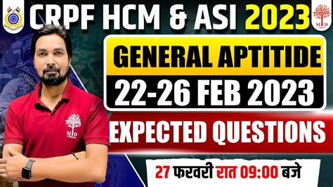 Crpf Hcm Exam Analysis Feb All Shift Exam Analysis