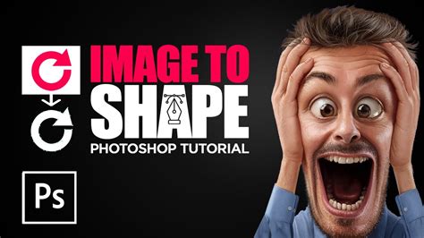 1 MINUTE How To Convert Image Layer Into Shape In Photoshop