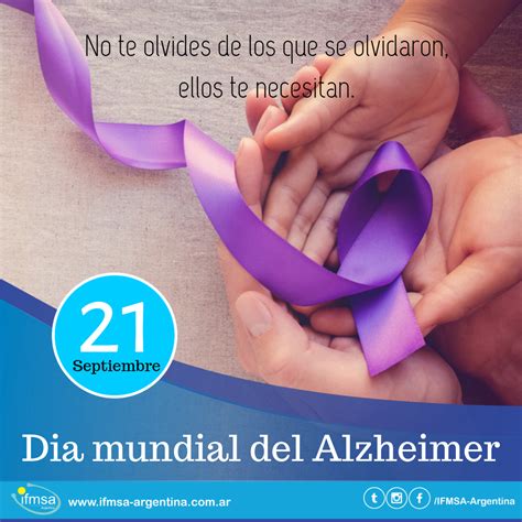 De Septiembre D A Internacional Del Alzheimer Ifmsa Argentina