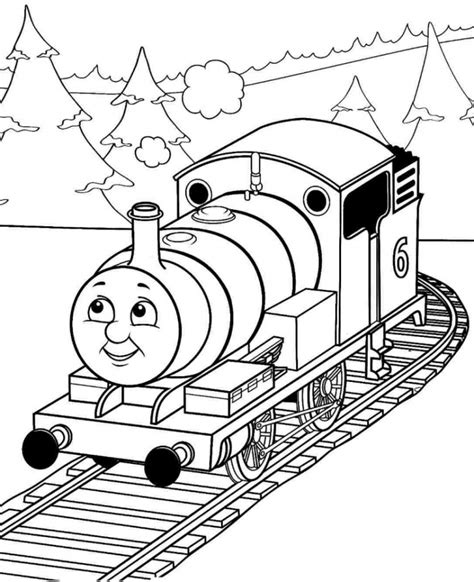 Get This Free Thomas The Train Coloring Pages To Print 67414