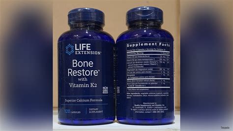 Life ExtensionÂ® Launches Bone Restore Elite With Super Potent K2