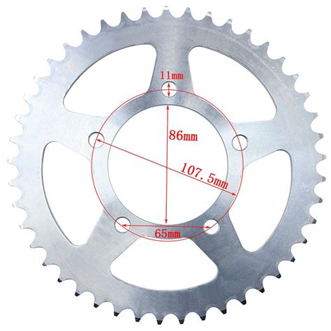 T T T Motorcycle Parts Rear Sprocket For Suz Grandado