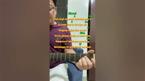 How To Play Gawing Langit And Mundo With Chords Youtube