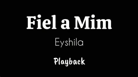 FIEL A MIM Eyshila Playback 2 Tons Abaixo YouTube