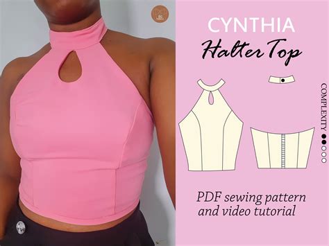 Halter Neck Top Pattern