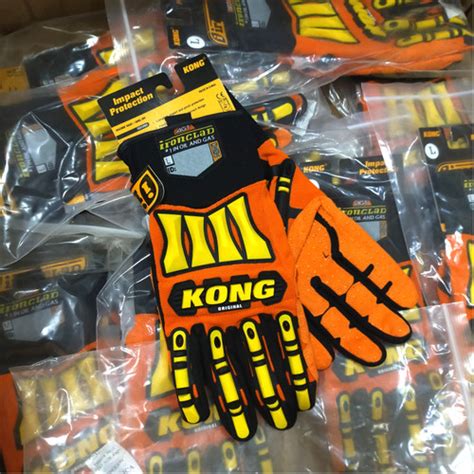 Jual Heavy Duty High Impact Ironclad Glove Sarung Tangan Kong Original