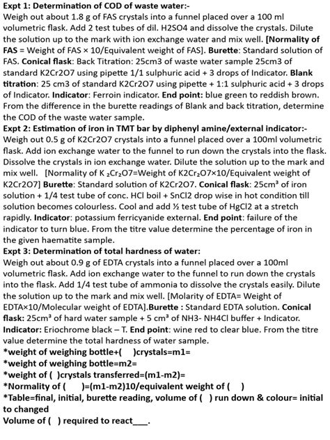 Chemestry Lab Micro | PDF | Titration | Chemistry 