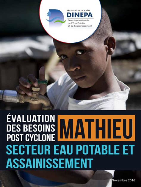 PDF ÉVALUATION DES BESOINS POST CYCLONE secteur eau potable 2020