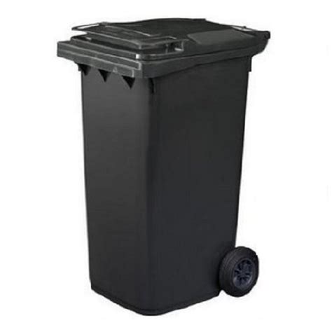 240L Black Wheelie Bin - Sulo