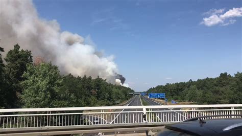 Waldbrand Bei Potsdam Fichtenwalde 2018 07 26 YouTube