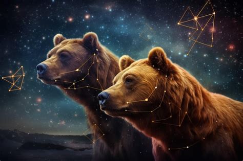 Premium Photo Ursa Major And Ursa Minor Constellations