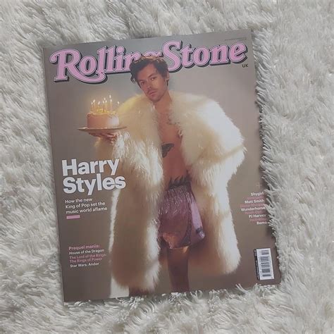 The new Harry Styles Rolling Stone cover. Brand new... - Depop